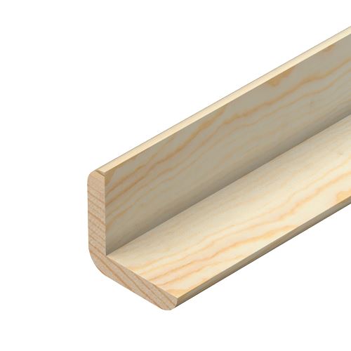 18mm Cushion Corner - Pine Keighley Timber