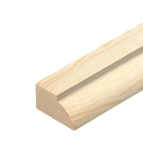 34mm x 12mm Door Stop - Pine Keighley Timber